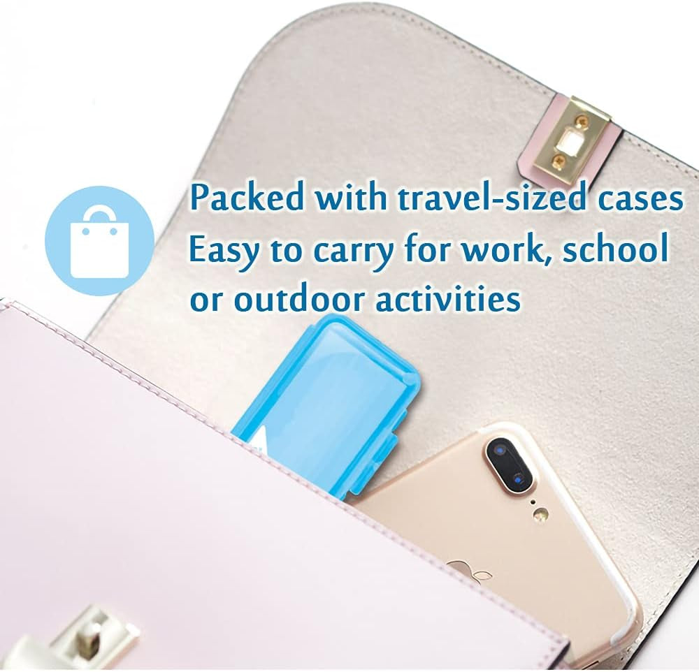 Braces Wax for Teeth 6 Pack Dental Care Orthodontic Wax for Braces Wearer (6 Pack, Colorful)