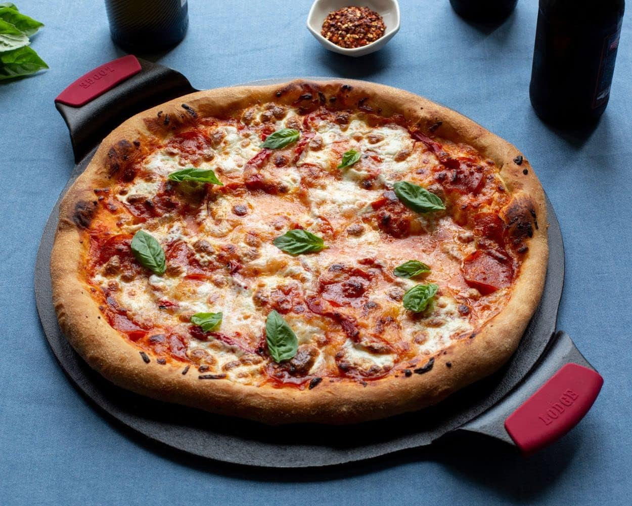 Cast Iron Pizza Pan, 15 Inch