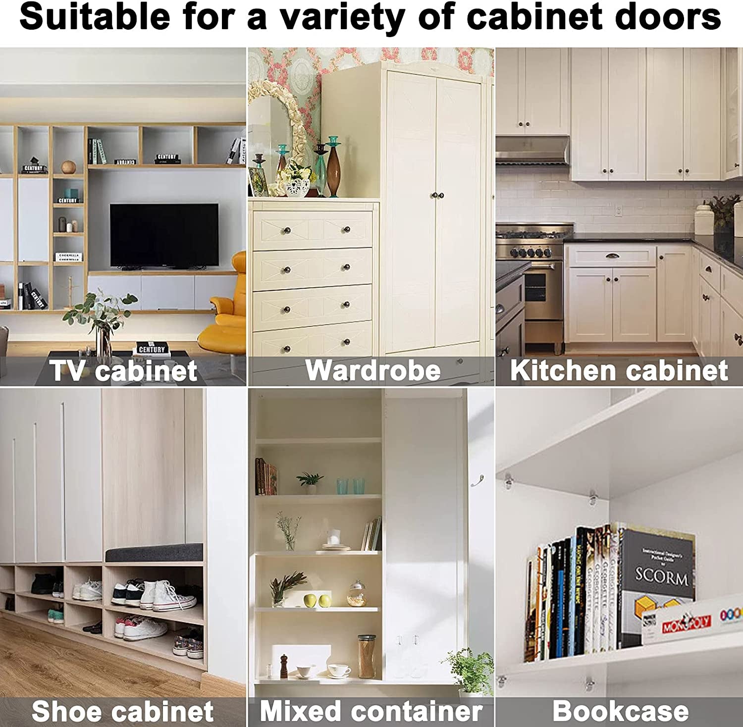 104Pcs Shelf Pins Kit,4 Styles Nickel Plated Shelf Support Pegs,Bookshelf Pegs for Shelves,Cabinet Shelf Bracket Pegs Shelf Pins Holders for Kitchen Furniture & Closet ( 5Mm & 1/4Inch )