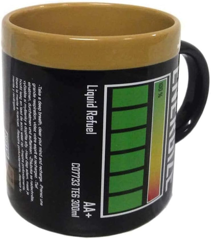 Glam Energize Battery Mug with Removable Top