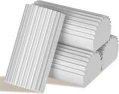 4-Pack Damp Clean Duster Sponge, Sponge Cleaning Brush, Duster for Cleaning Blinds, Glass, Baseboards, Vents, Railings, Mirrors,Window Track Grooves and Faucets(Gray)