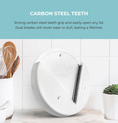 Glam Grip Jar Opener | Original under Cabinet Jar Lid & Bottle Opener, Effortless for Weak Hands & Seniors with Arthritis - Made in USA