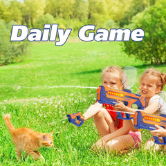 Water Guns for Kids 2 in 1 Design Water Gun for Kids Ages 4-8, Electric Water Gun with 600 Ammos, Water Pistol with Moving Light,Boys Outdoor Swimming Pool Toys