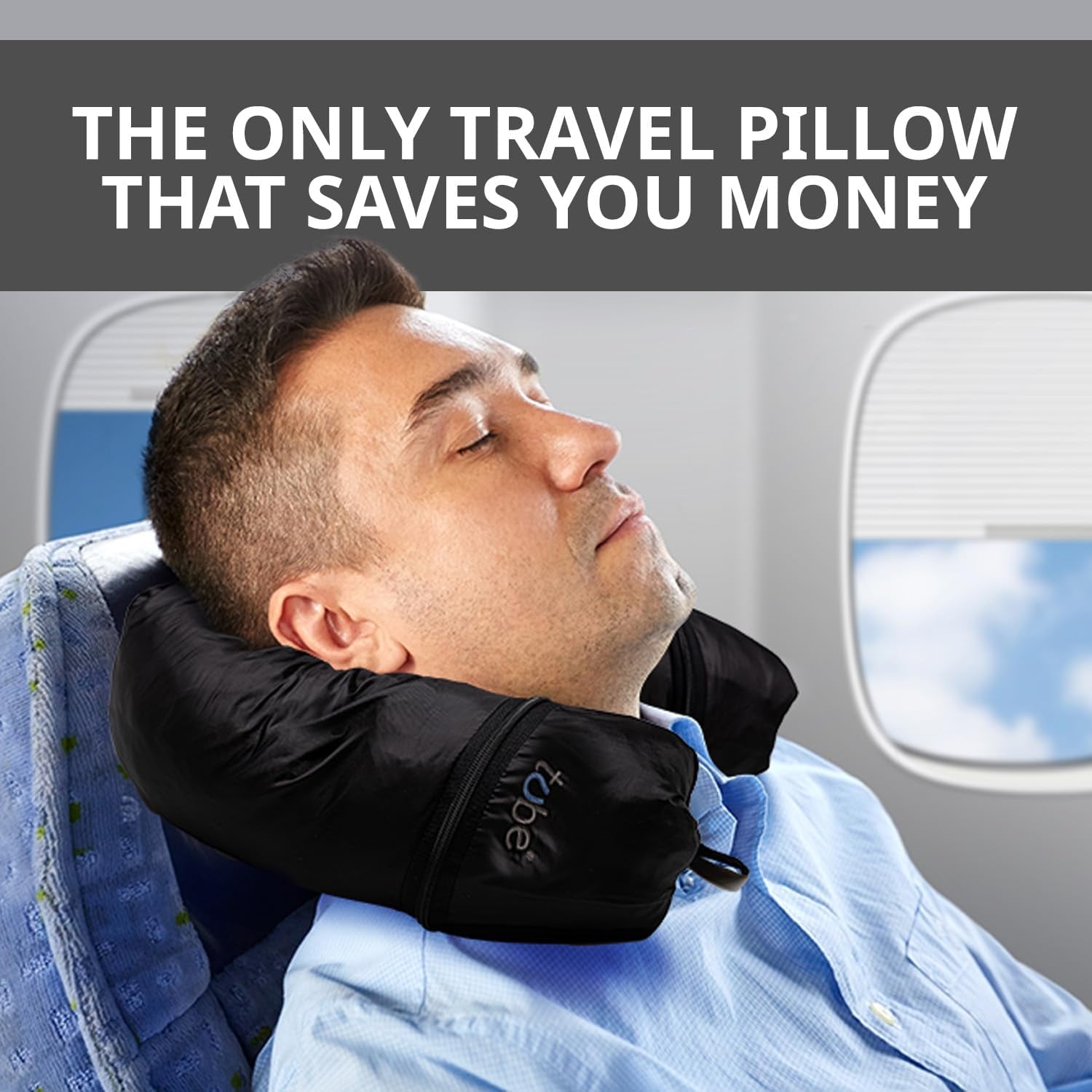 the Original Pillow You Stuff with Clothes – Transforms into Extra Luggage without Excess Fees - Fits up to 3 Days of Travel Essentials - Keep Your Belongings Nearby in Case of Lost Luggage