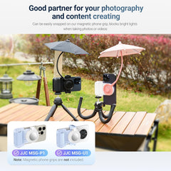 Phone Umbrella for Sun, Magnetic Cellphone Sunshade Shield Umbrella, Universal Phone Umbrella Sun Blocker Cover Visor for Beach Pool Outdoor Tiktok Youtube Video Photo Watching Shooting Anti-Glare