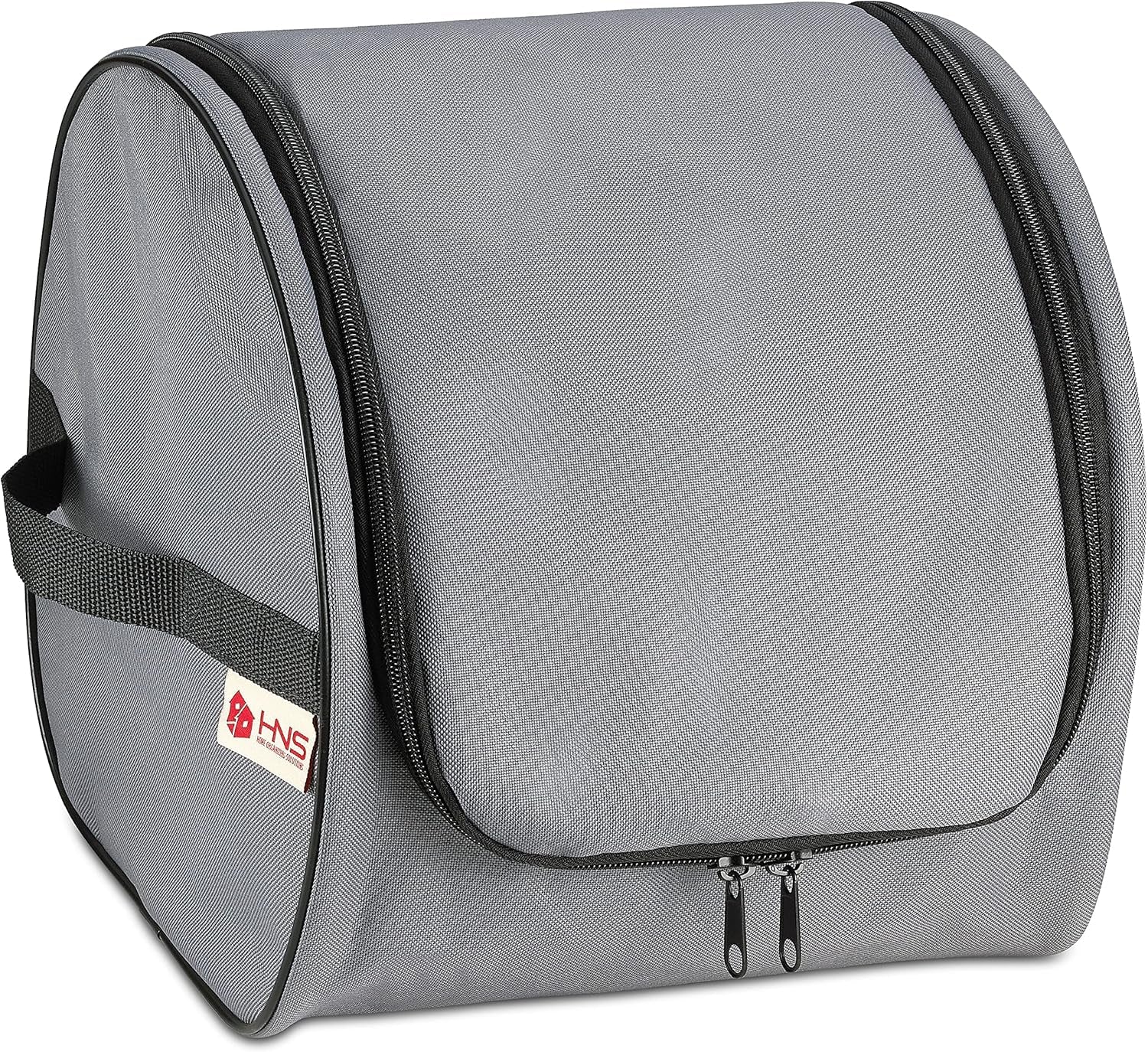 Premium Christmas Light Storage Bag – Heavy Duty Tear Proof 600D/Inside PVC Material with Reinforced Handles - with 3 Reels Stores up to 375 Ft of Mini Christmas Tree Lights & Extension Cords - Gray