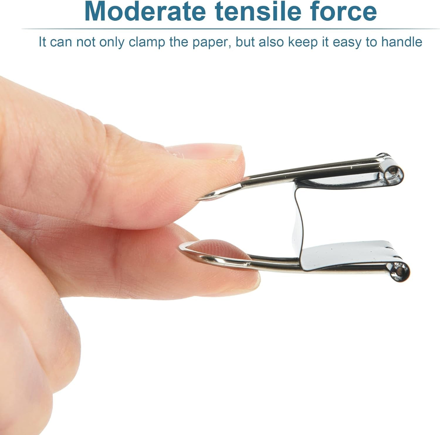 Binder Clips Paper Clips Assorted Sizes, 340Pcs Black Binder Clips Jumbo Paperclips Set, Large Paper Clips for Office, School Supplies, Binder & Paper Clips in Container with Compartments