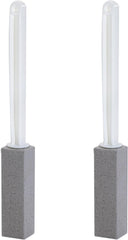 2 Packs Pumice Cleaning Stone with Extra Long Handle, Pumice Stone for Toilet Bowl Cleaning for Cleaning Toilets, Bathtubs, Grills, Swimming Pools, Sinks