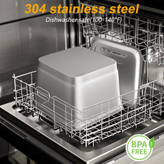 Stainless Steel Cat Water Fountain, 101Oz/3L Automatic Pet Water Fountain, Dog Water Fountain with Replacement Filters for Cats, Small Dogs (2 Filters and 2 Sponges)
