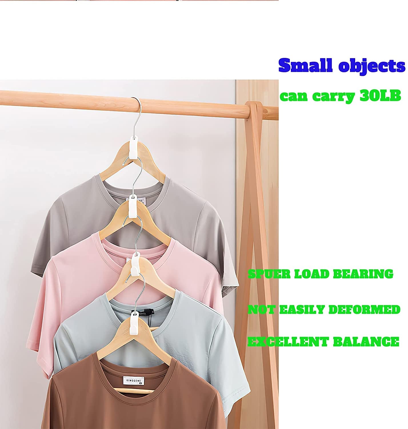 Clothes Hanger Connector Hooks 50PCS Plastic Hooks Cascading Hangers Space Saving Organizer for Heavy Duty Clothes Closet