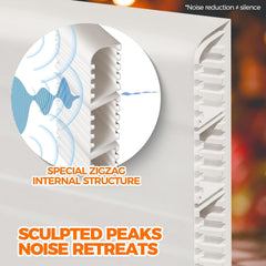 Door Draft Stopper under Door Draft Blocker Insulator Door Sweep Weather Stripping Noise Stopper Strong Adhesive, White