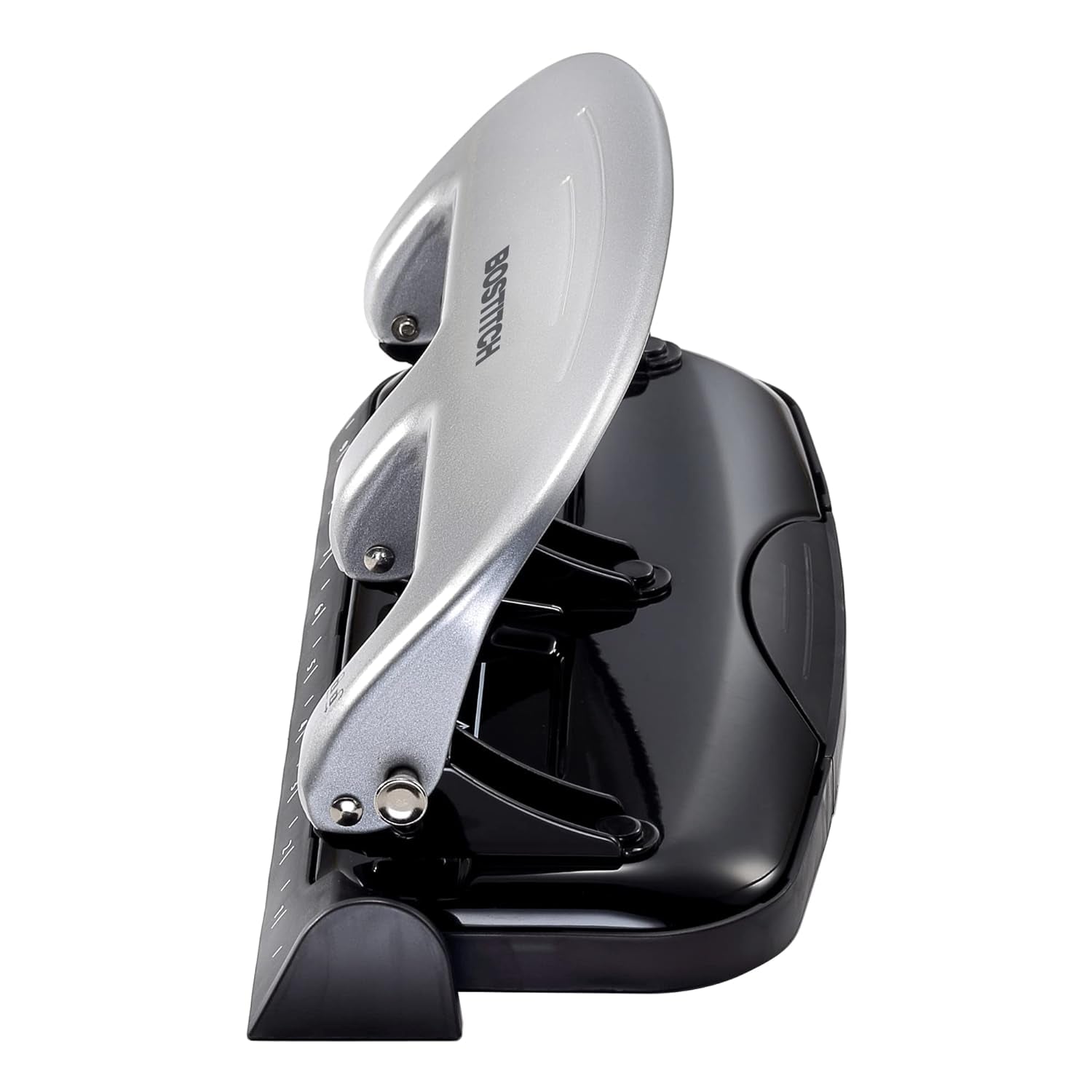 Office EZ Squeeze 3-Hole Punch, 20 Sheet Capacity, Reduced Effort, No Jam Technology , Silver