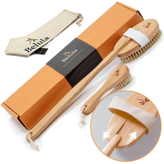 Dry Brushing Body Brush Set – Exfoliate & Revitalize for Healthy, Glowing Skin!