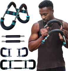 Ultimate Twister Arm Trainer, Adjustable Chest Workout Equipment, Arm Trainer for Men, Chest Trainer for Men, Shoulder Muscle Training, Portable Spring Resistance Home Fitness Equipment