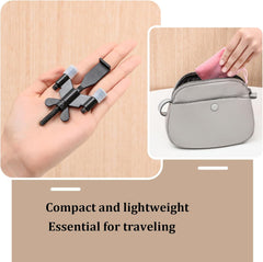 Portable Door Lock Upgraded Stoppers, Hotel Doors Locks for Travelers Safety Locker Jammer Security Devices from Rooms inside Travel Home Apartment Bedrooms Essentials Reinforcement for Women