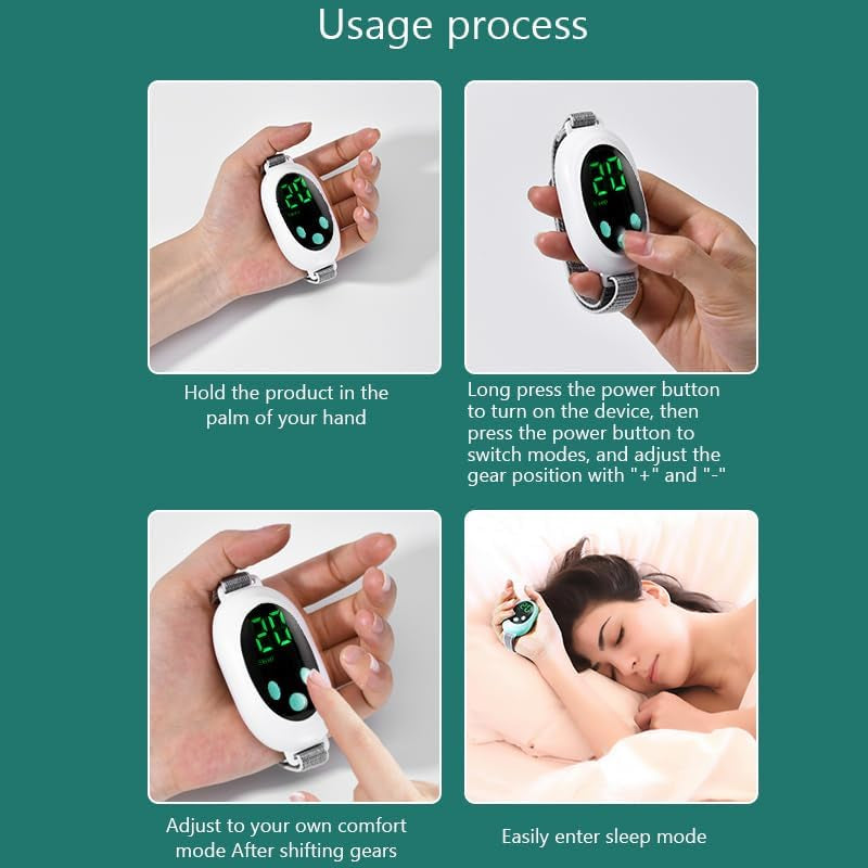 Glam Anxiety Relief Device - Portable Microcurrent Therapy for Insomnia & Stress Relief