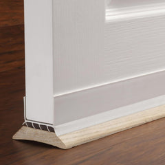 43336 Vinyl Cinch® U-Shape Slide-On under Door Seal, Easy-To-Install, Energy-Saving, Weatherproof Seal for Doors, Effective Draft Blocker, Ideal for Home (36 Inch, White)