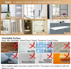 Glam Waterproof Wine Holder for Shower, Suction Cup Shower Drink Holder for Beer, Wine