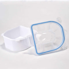 2 PCS Nail Soaking Bowl Nail Soak off Bowl Acrylic Nail Remover Tool Acetone Nail Polish Remover Bowl Nail Soaker Tray Manicure Tool