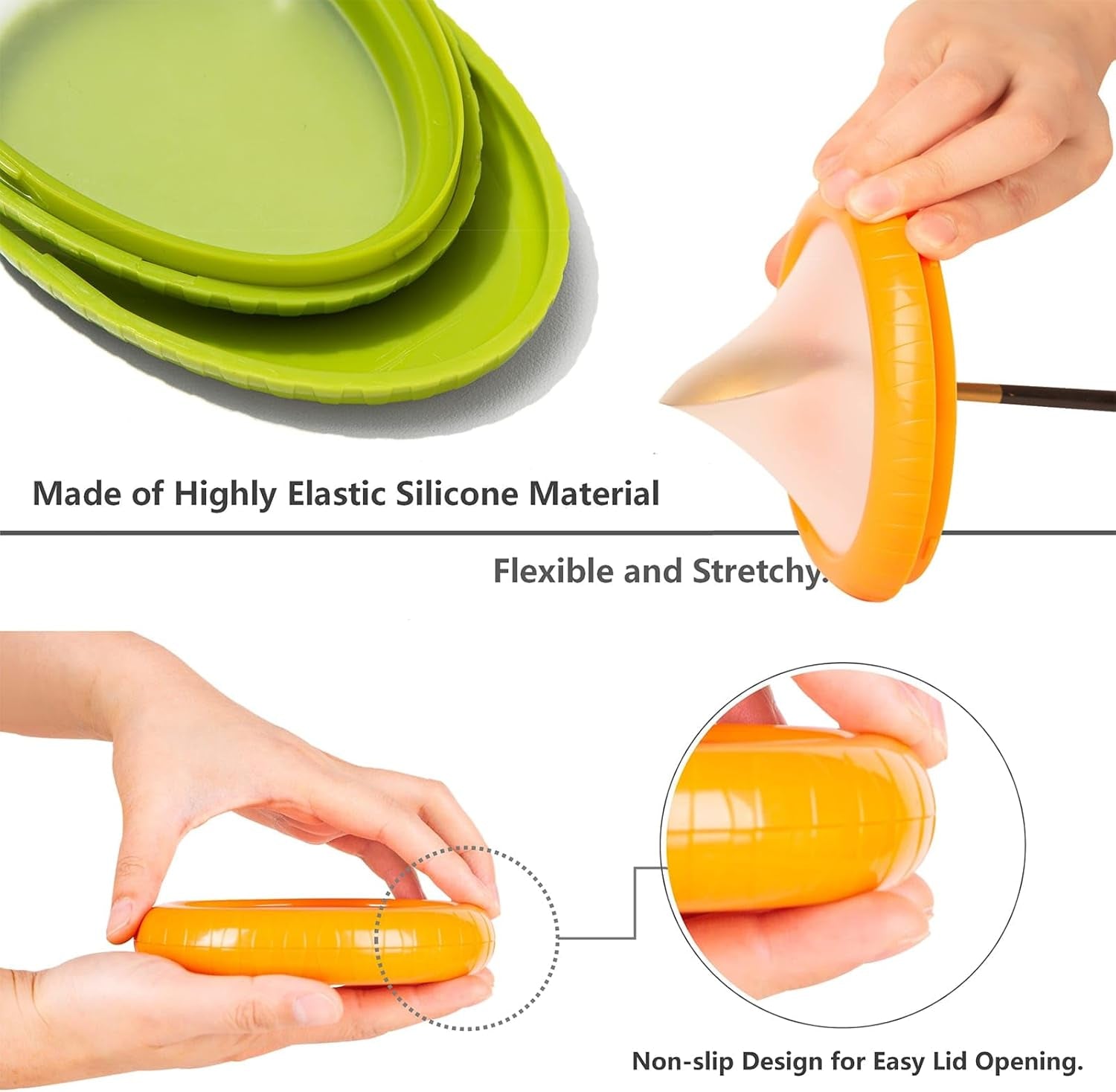 Onion Storage and Avocado Saver Set - Ideal for Red Onion, Guacamole, Tomato - Doubles as Garlic Keeper - 4-Piece Kit