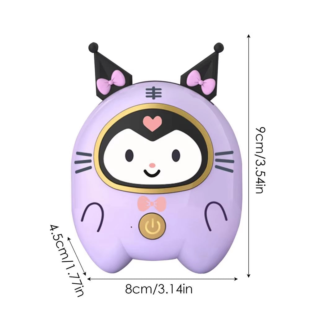 Cute Pocket Hand Warmer USB Rechargeable Portable Winter Keep Warm Gadget Pocket Mini Electric Heater for Girls Camping Office