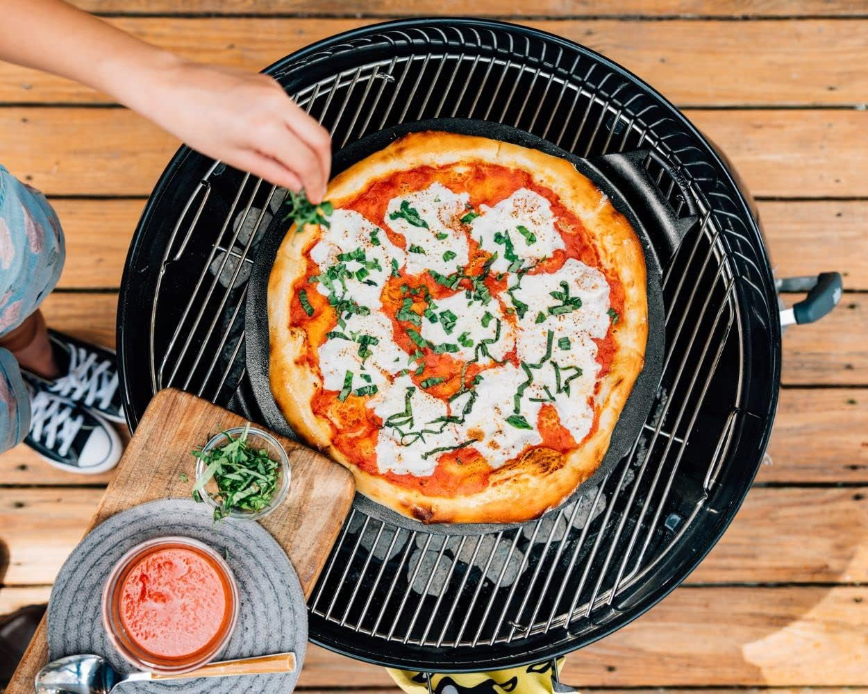 Cast Iron Pizza Pan, 15 Inch