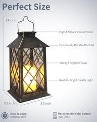 Glam Outdoor Garden Hanging Lanterns