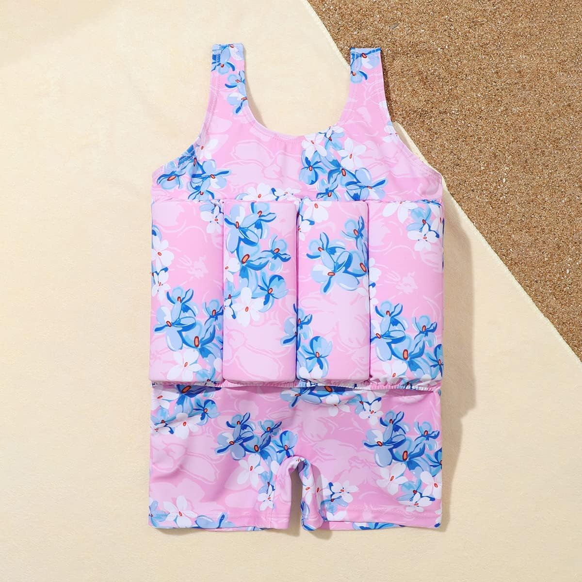 Boys Girls Floatation Swimsuit with Adjustable Buoyancy Baby One Piece Swimwear Float Suit Swim Vest Bathing Suit