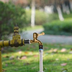 Garden Hose Quick Connector, 3/4 Inch Male and Female Garden Hose Fitting Quick Connector, 6 Set