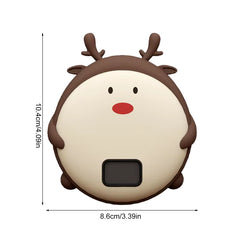 USB Hand Warmer Double-Sided Heating Cute Deer Camping Hand Warmers Hand Heater 2 Temp Settings 10000Mah Power Bank for Hiking