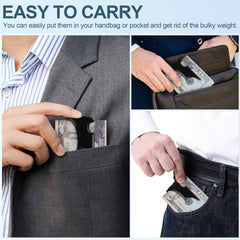 Glam 2 Pack Batman Minimalist Carbon Fiber Money Clip