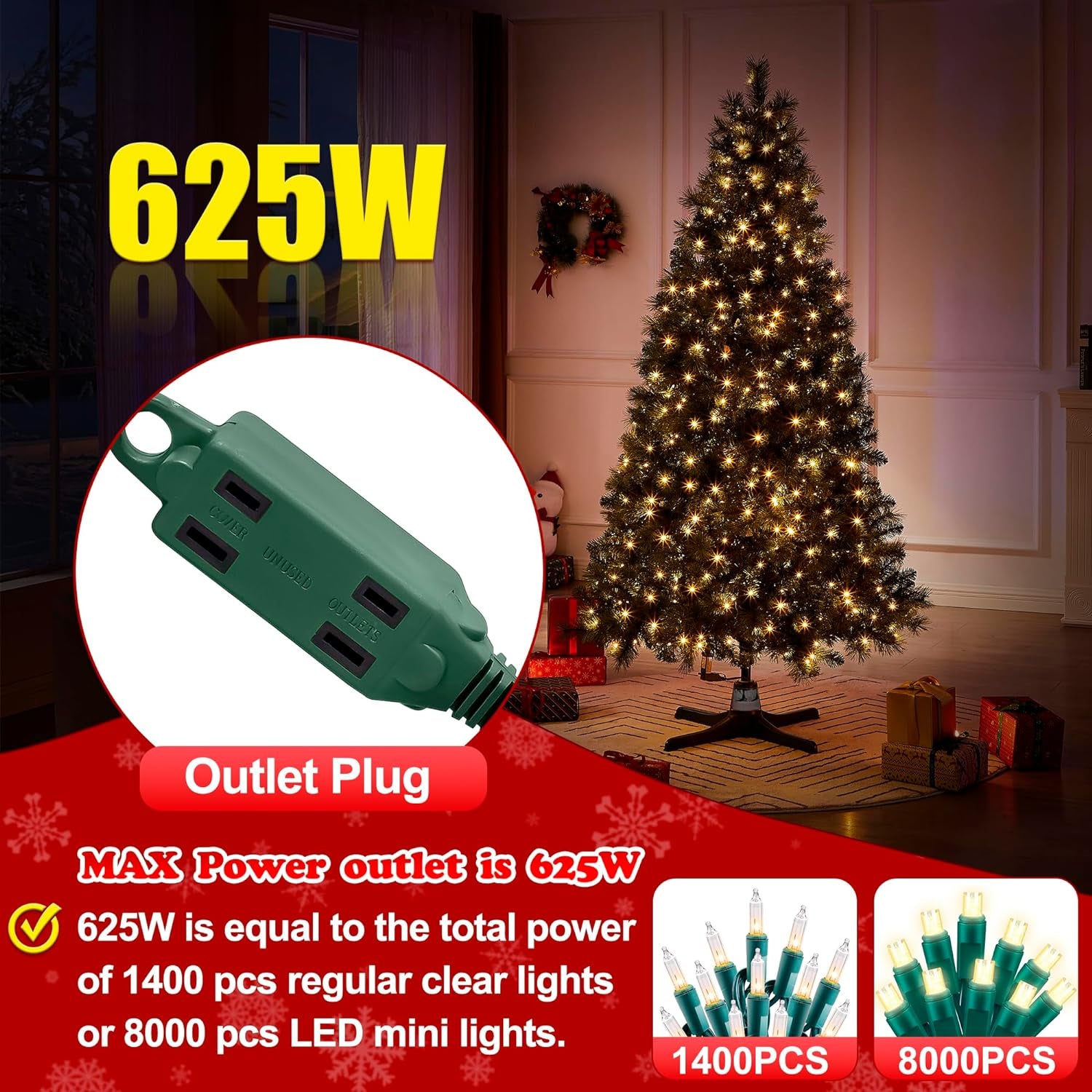 Rotating Christmas Tree Stand with Foot Switch,360-Degree Rotating Christmas Tree Stand,Up to 7.5Ft and 80 Pounds Artificial Tree,With 3 Settings Trunk Diameter