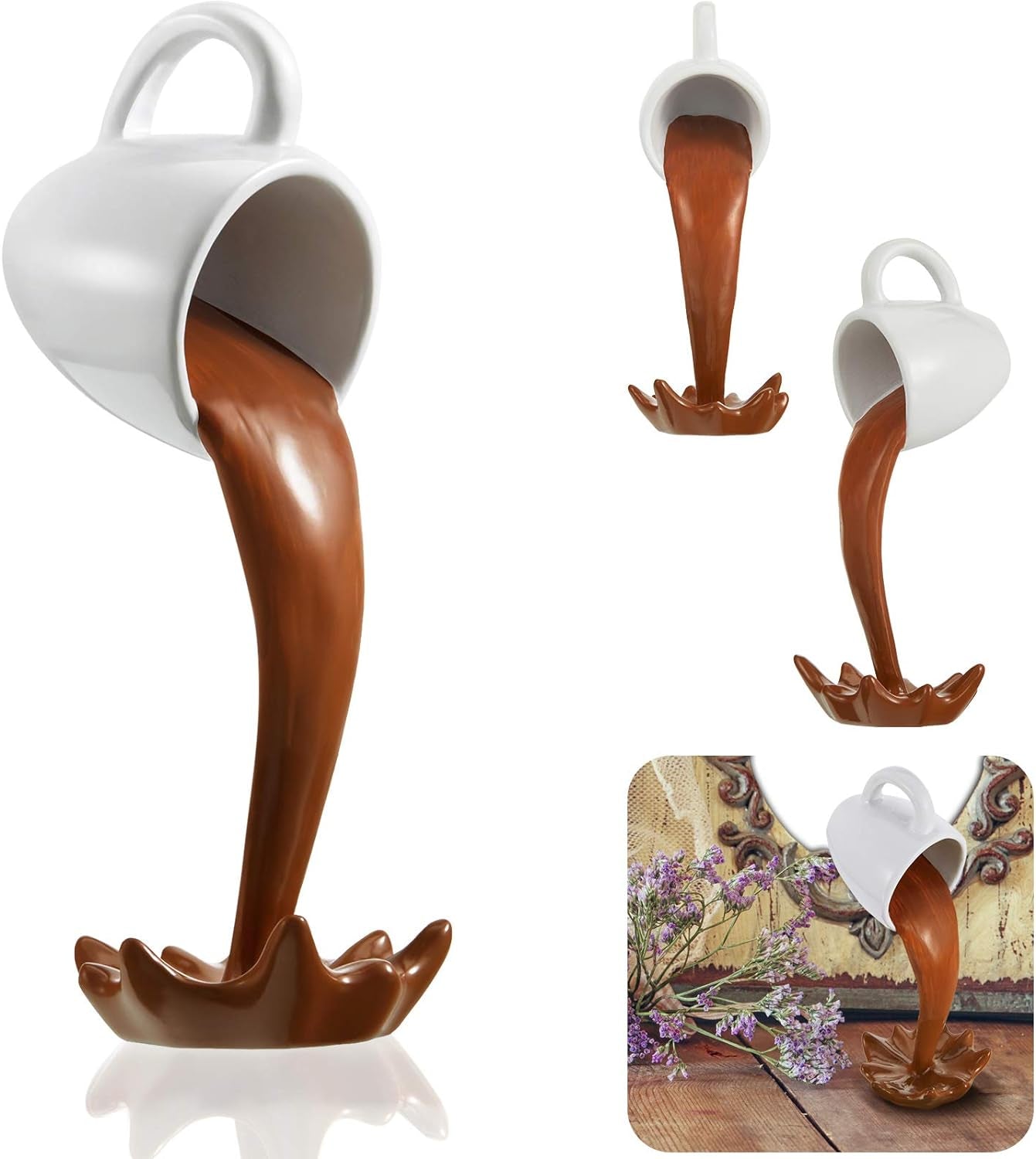 Glam Floating Spilling Coffee Cup