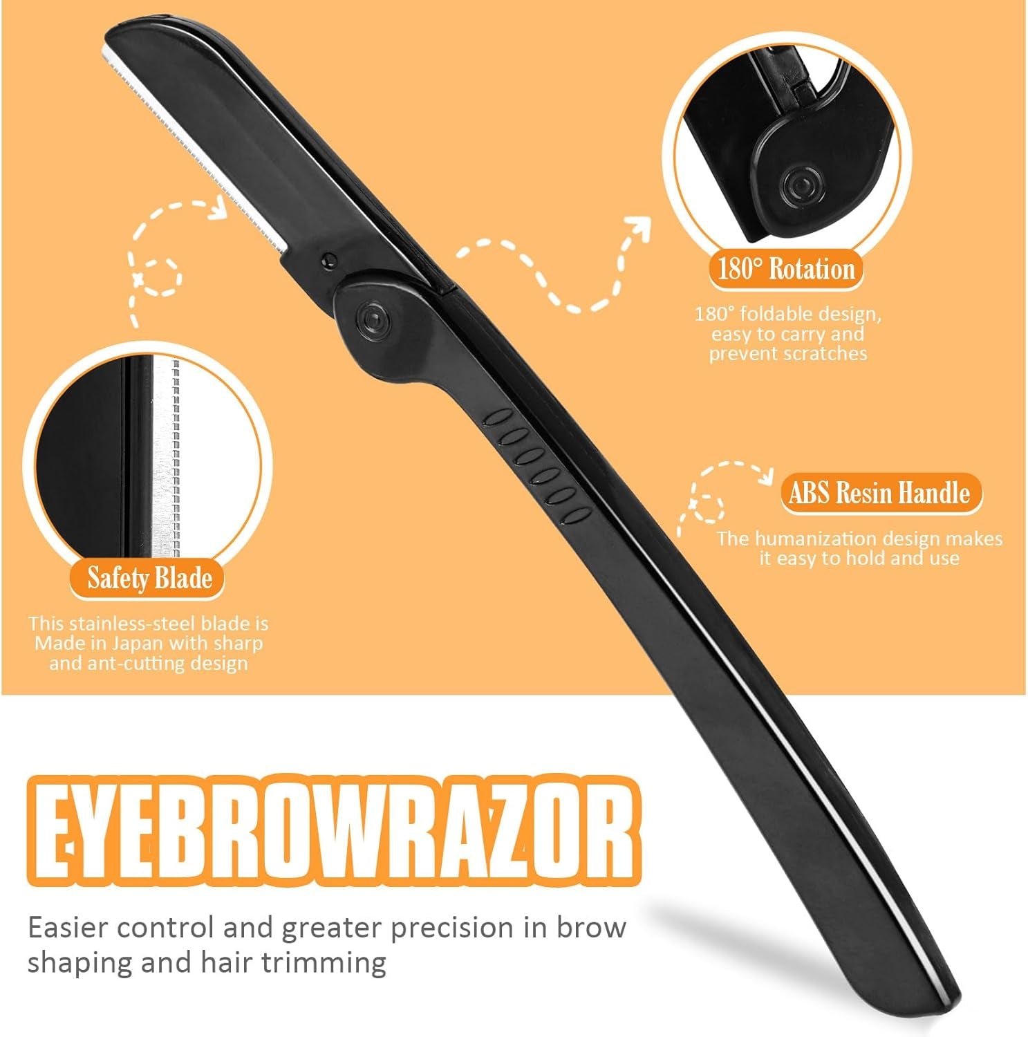 Tweezers and Nail Clippers Set,9 Pcs Professional Stainless Steel Tweezers Kit-Great Precision Tweezers with Curved Scissors and Eyebrow Razor for Daily Beauty Tools with Leather Travel Case