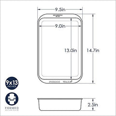 Classic Metal 9X13 Covered Cake Pan