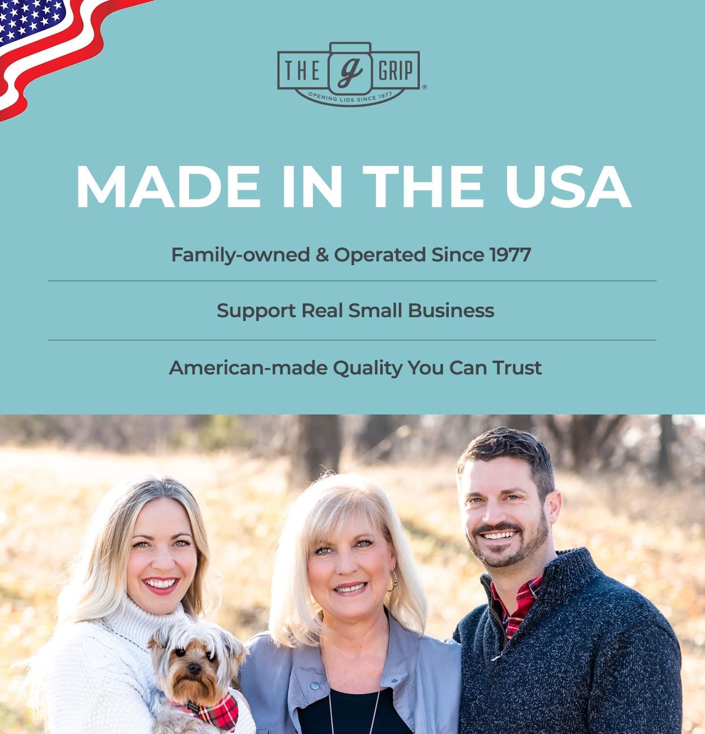 Glam Grip Jar Opener | Original under Cabinet Jar Lid & Bottle Opener, Effortless for Weak Hands & Seniors with Arthritis - Made in USA