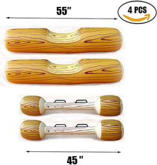 4 Pcs Set Inflatable Floating Row Toys, Adult Children Pool Party Water Sports Games Log Rafts to Float Toys