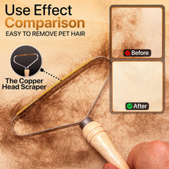 1-Pack Pet Hair Removal Tool - Carpet Rake and Squeegee for Pet Hair Remover Tool - Lint Remover and Hair Scraper for Couch - Easy to Clean Fuzz Fur and Pro Cat Dog Hair Remover for Rugs,Car Floor Mat