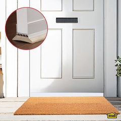 43336 Vinyl Cinch® U-Shape Slide-On under Door Seal, Easy-To-Install, Energy-Saving, Weatherproof Seal for Doors, Effective Draft Blocker, Ideal for Home (36 Inch, White)