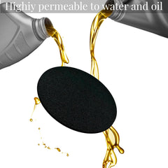 Oil Drain Splash Pad, 15 Inch round No Splatter Pad Oil Splash Pad Fits Most Oil Drains anti Splash Oil Change Mat for Mechanics and Automotive Techs