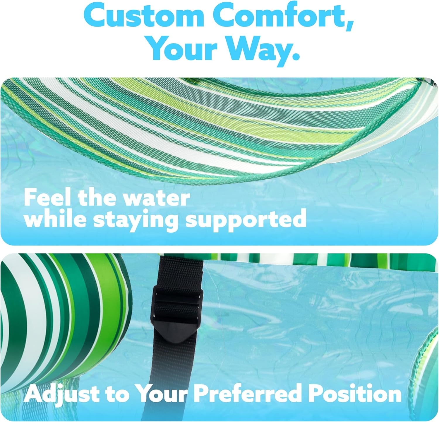 Inflatable Pool Floats Adult,2 Packs Floating Lounge Chairs,Blow up Pool Noodles for Adult Heavy Duty,Floating Chair for Party Summer Water Beach Lake Fun