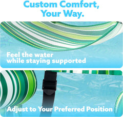 Inflatable Pool Floats Adult,2 Packs Floating Lounge Chairs,Blow up Pool Noodles for Adult Heavy Duty,Floating Chair for Party Summer Water Beach Lake Fun