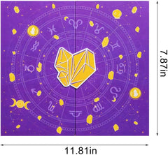 Glam Crystal Advent Calendar 2025 Halloween & Christmas Countdown Gift Box