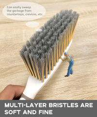 Dust Pan,Dustpan and Brush Set,Dust Pans with Brush,Small Dustpan and Brush Set,Hand Broom and Dustpan Set for Home,Handheld Angled Dustpan and Brush Set Are Daily Essential Cleaning Tool for Family.