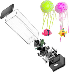 Glam Electric Jellyfish Tank Table Lamp with Color Changing Light Gift for Kids Men Women Home Deco for Room Mood Light for Relax