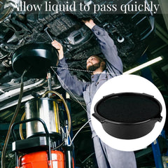 Oil Drain Splash Pad, 15 Inch round No Splatter Pad Oil Splash Pad Fits Most Oil Drains anti Splash Oil Change Mat for Mechanics and Automotive Techs