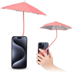 Phone Umbrella for Sun, Magnetic Cellphone Sunshade Shield Umbrella, Universal Phone Umbrella Sun Blocker Cover Visor for Beach Pool Outdoor Tiktok Youtube Video Photo Watching Shooting Anti-Glare