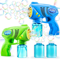 Glam 2 Kids Bubble Gun with 2 Bottles Refill Solution