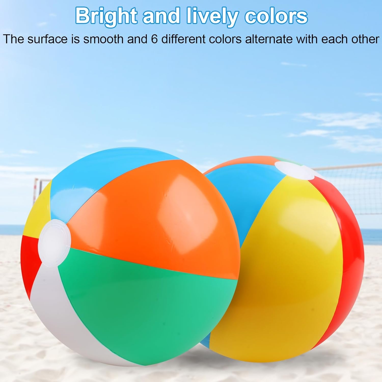 Glam 2pack 20 Inch Beach Balls for Kids