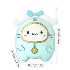 Cute Pocket Hand Warmer USB Rechargeable Portable Winter Keep Warm Gadget Pocket Mini Electric Heater for Girls Camping Office